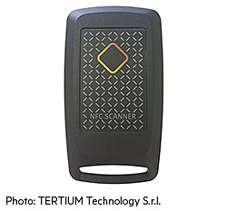 NFC scanner with Bluetooth connection from TERTIUM Technology